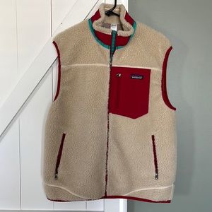 Mens Patagonia Classic Fleece Vest Natural Size L